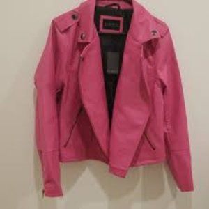 Faux Leather Moto Jacket